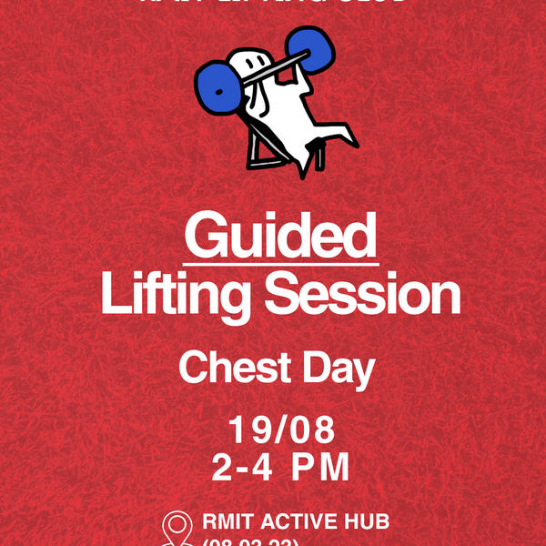 Guided Lifting Session 19/08 2-4PM