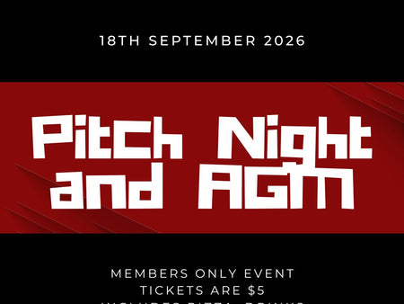 Pitch Night & AGM!