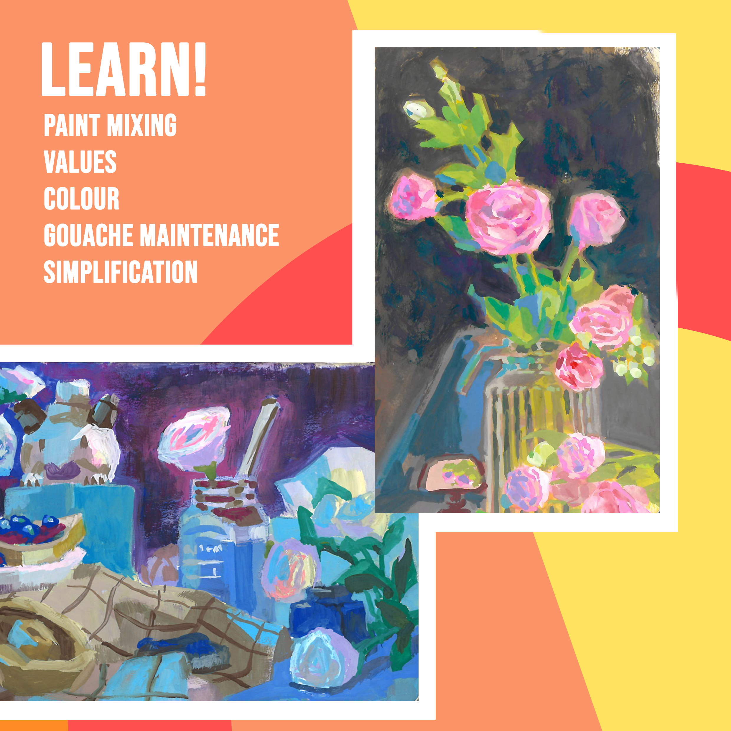 Intro to Gouache Workshop | Friday 12th September 6-9pm 