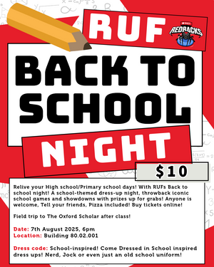 RUF Back to School Night