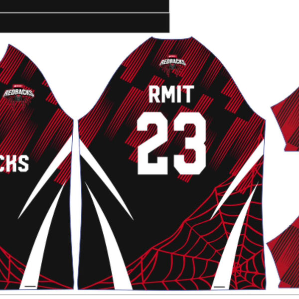 RMIT Volleyball Club Jersey Pre-Order MEMBERS ONLY (Black)